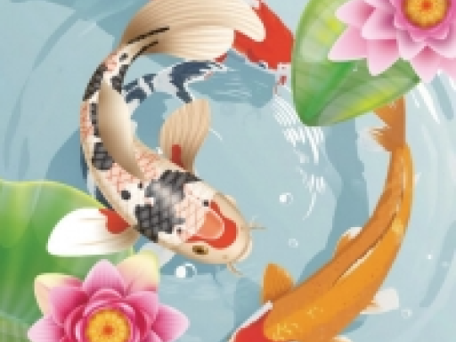 img Koi fish pond - idle merge game