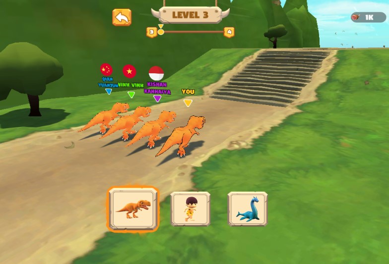 Dinosaur Shifting Run screenshot